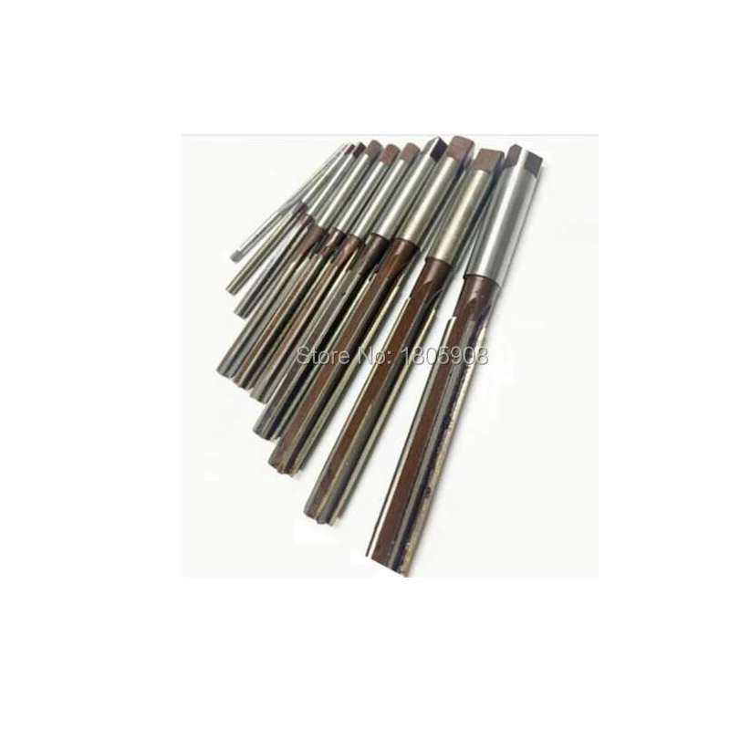 

Набор ручных разверток, 9 шт., 3/4/5/6/8/10/12/14/16 мм, прецизионные H8 9SiCr, ручные инструменты с прямым хвостовиком