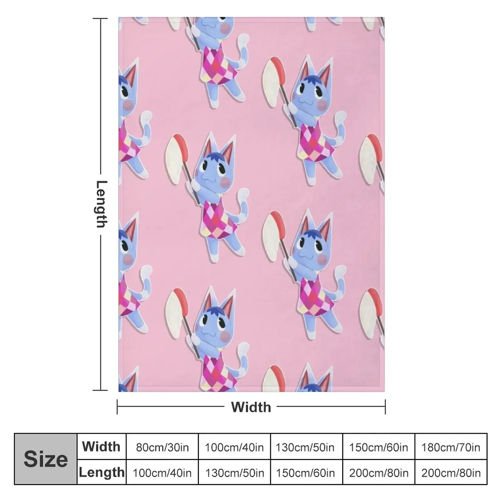 Rosie Throw Blanket manga Decorative Beds Bed Blankets