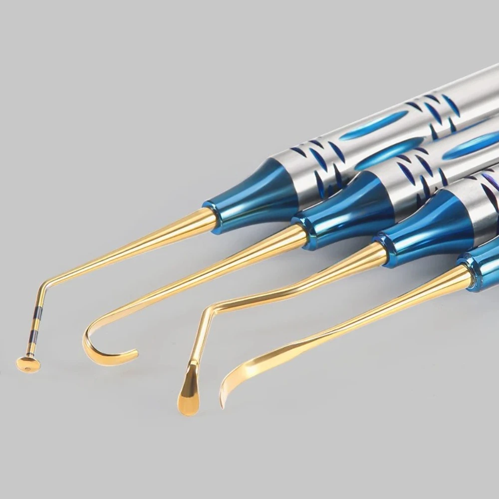 Dental Sinus Lift Instrument Set Complete Maxillary Internal Lift Kit with Osteotomes Curettes, Depth Gauge Stoppers