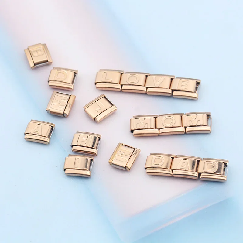 Hapiship-سحر إيطالي من الفولاذ المقاوم للصدأ ، 26 حرفًا ، ديزي أصلي علوي ، سوار مناسب 9 ، صنع المجوهرات ، DIY ، DJ448 ، جديد