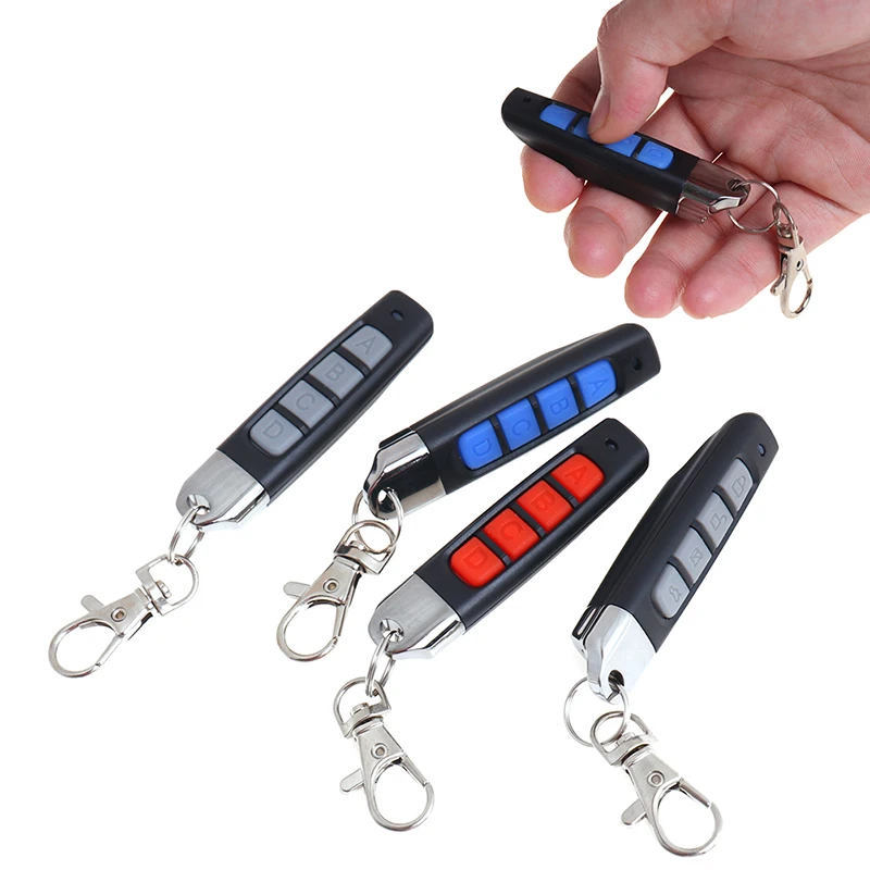 433MHZ 4 Buttons Clone Remote Control Wireless Transmitter Garage Gate Door Electric Copy Controller Anti-theft Lock Key