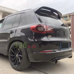 For Volkswagen VW Tiguan Spoiler 2009-2016 Carbon Fiber Styling Carbon Spoiler Wing Trunk Lip Boot Cover Car Styling
