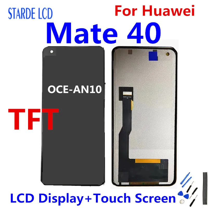 

6.5'' TFT LCD For Huawei Mate 40 LCD Display Touch Screen Digitizer Assembly OCE-AN10 For Huawei Mate 40 Full Screen Assembly