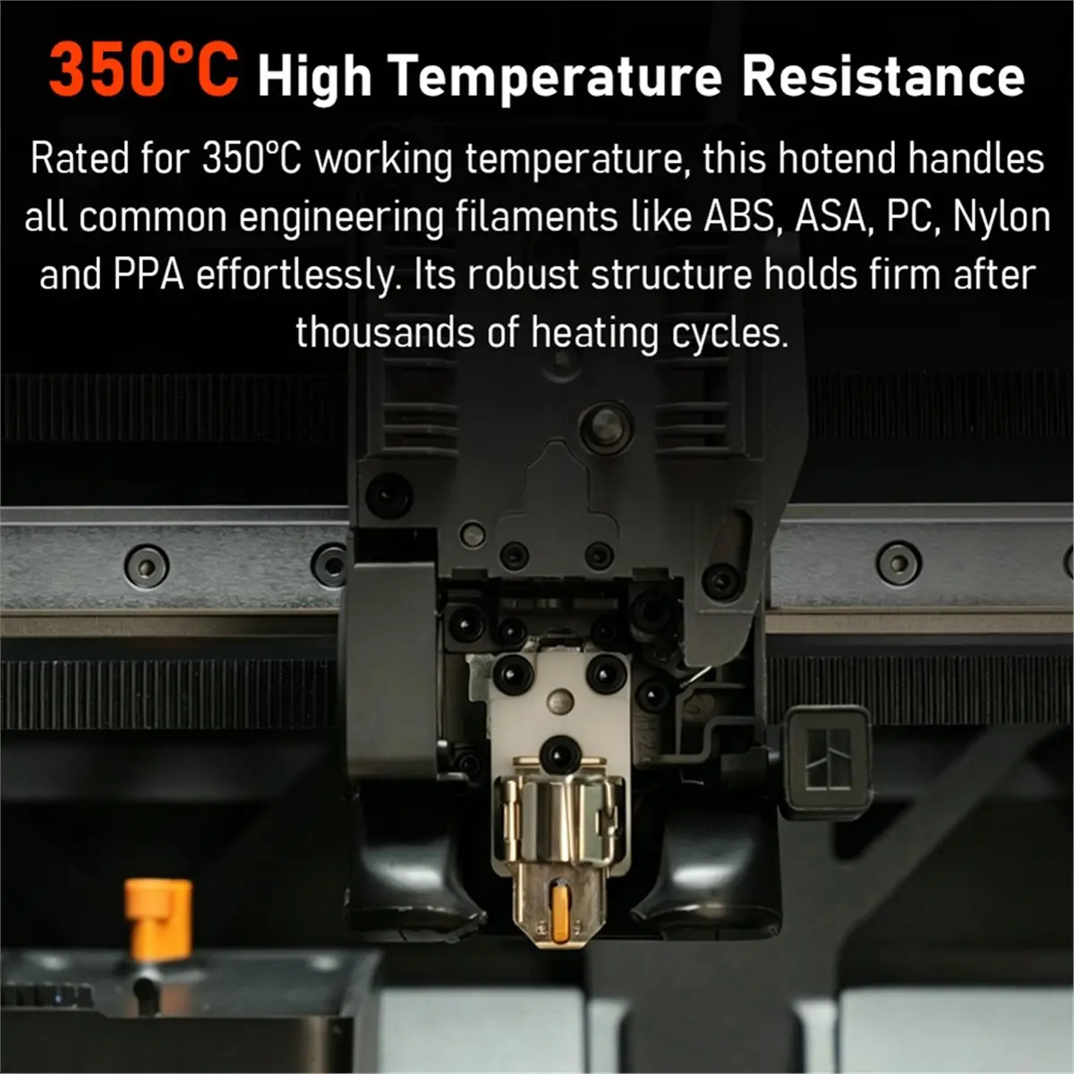 NEW FACTORY~Hot End Heating Component for H2S 3D Printer Ceramic Zirconia Heat Insulation Block Hotend Heating Assembly