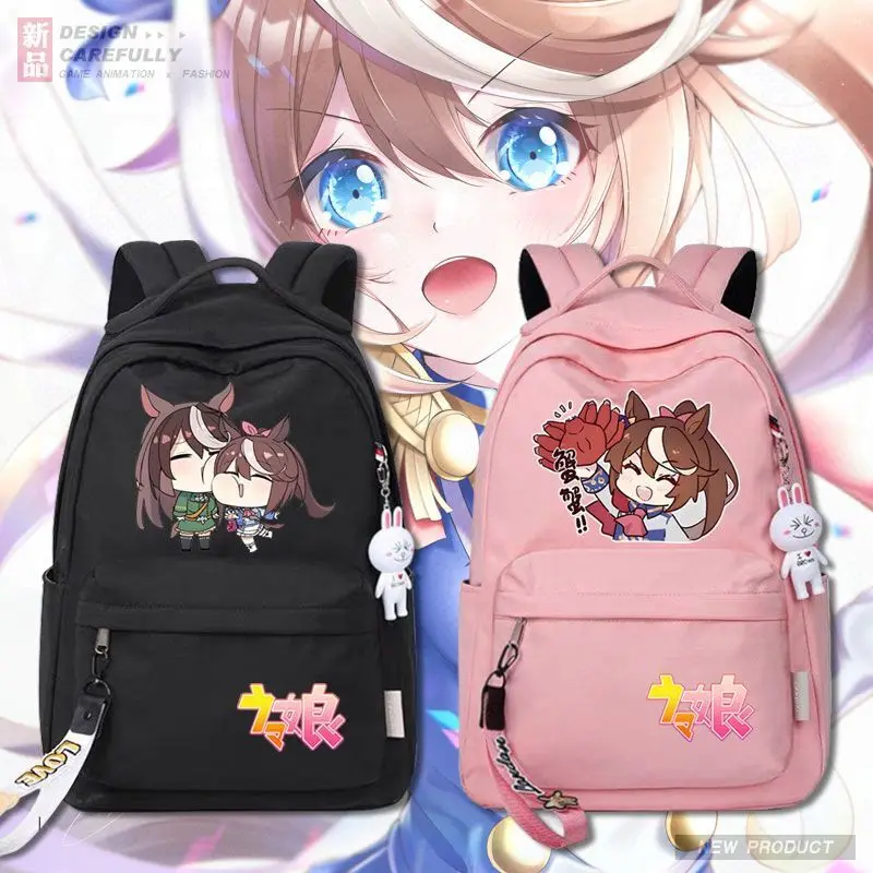 Pretty Derby Anime Merchandise Student Large Capacity Backpack Unisex Double Shoulder Bag TT ANI