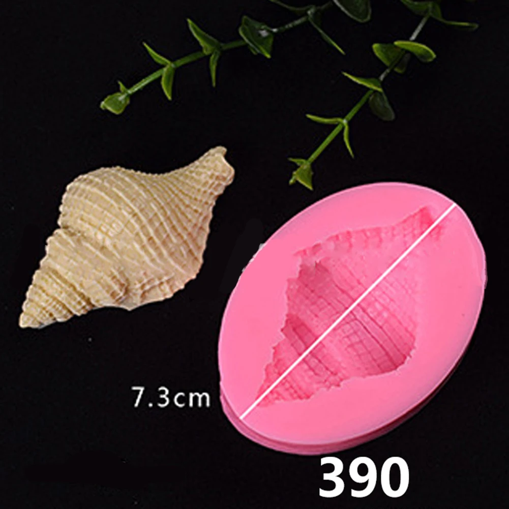Easy to Clean Natural Properties Marine Series Silicone Series Pearl Conch Starfish Shell Seashell Silicone  Easy