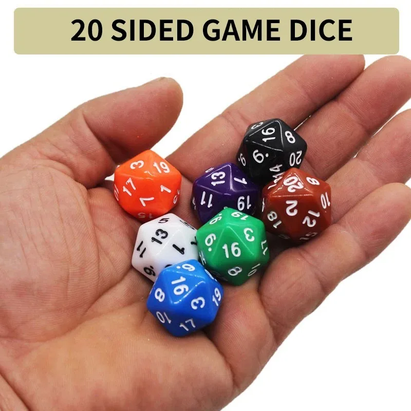 

Opaque Colors Polyhedral 7-Piece RPG Dice Set D4 D6 D8 D10 D% D12 D20 for Tabletop Role Playing Games DND d6 dice set dice lot