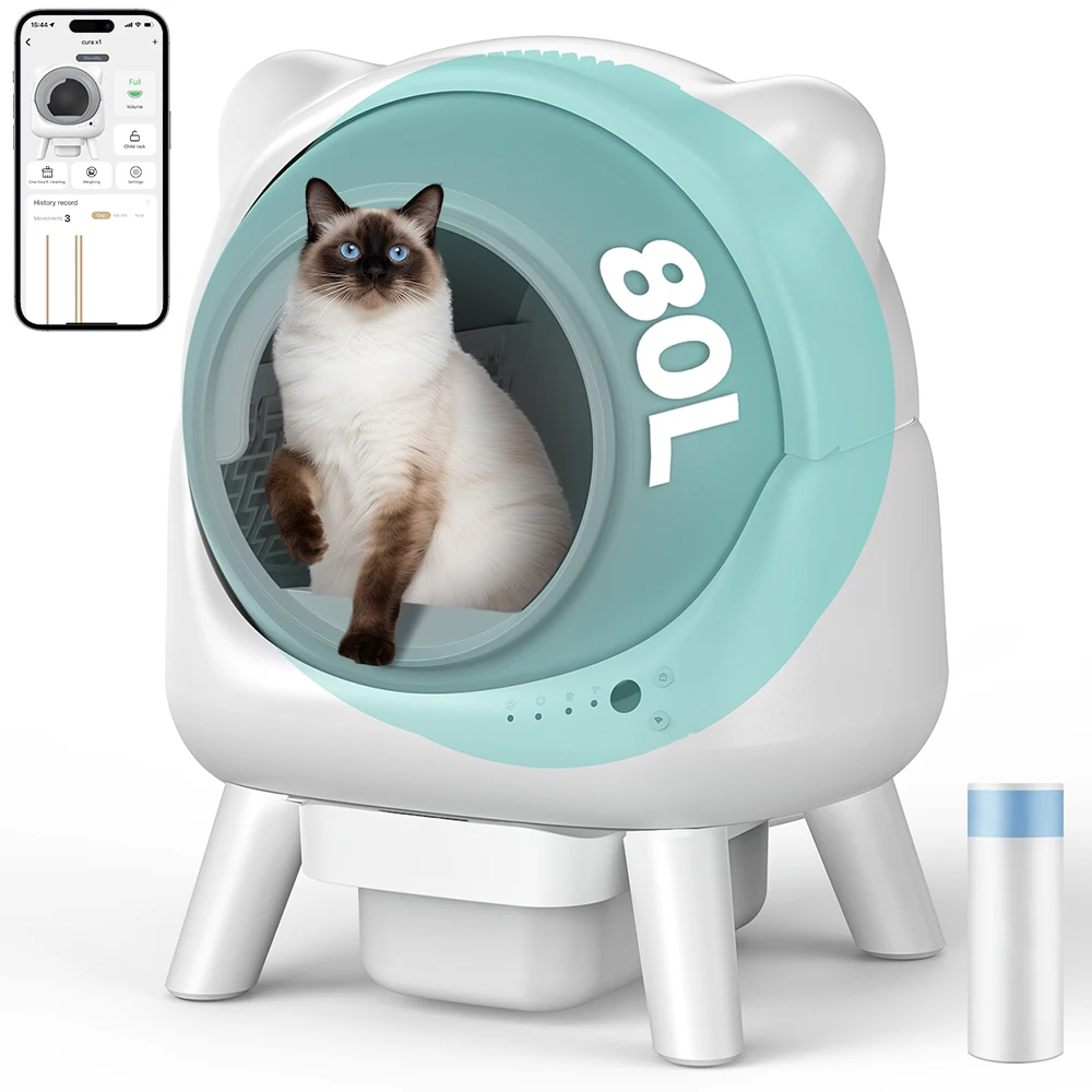 AutomaticCatLitterBox,AmicuraX1SelfCleaningCatLitterBoxwith10-LayerSafetyProtection,SmartAppControlMonitoring-AliExpress15