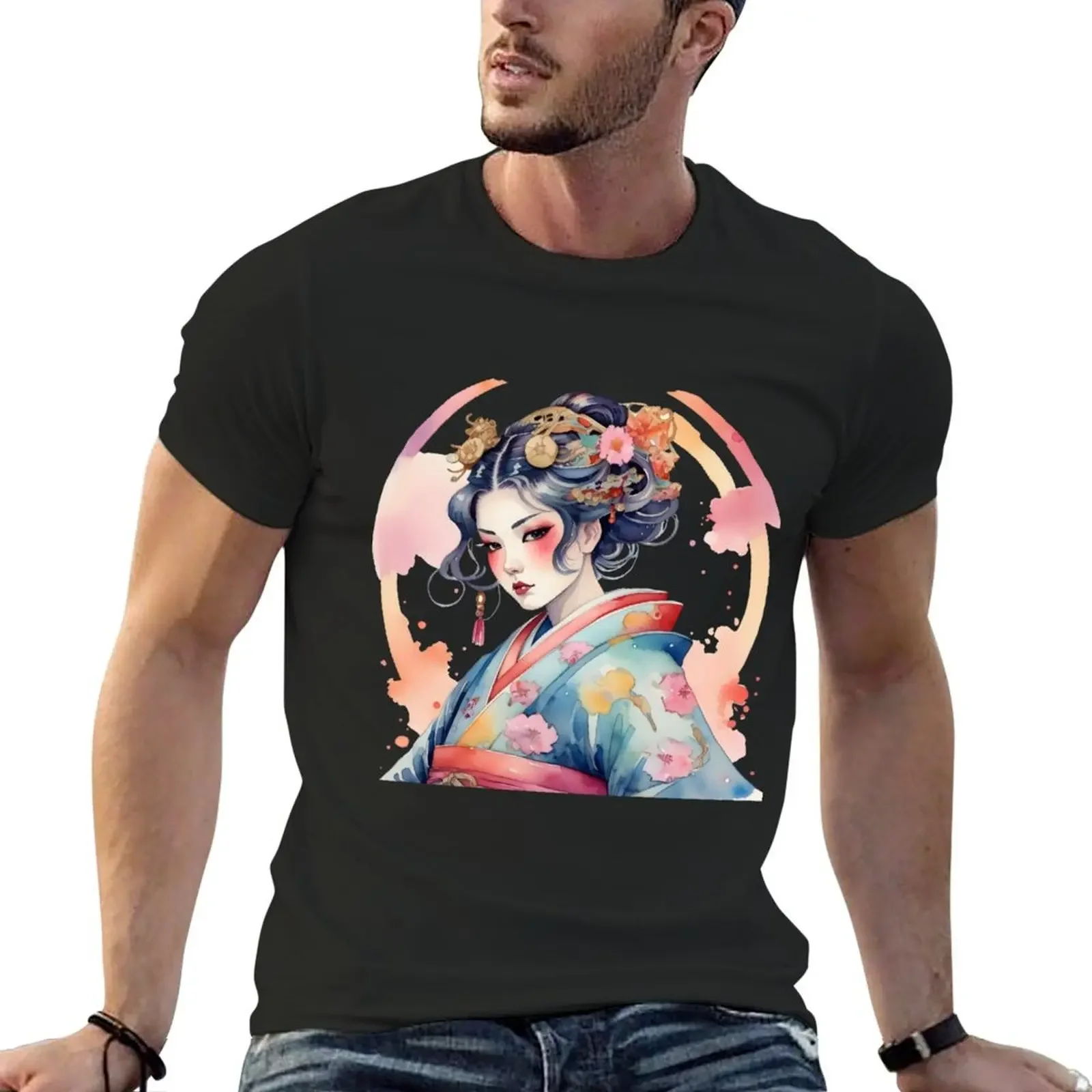 A colorful female Shogun T-Shirt boys whites cute tops men graphic t shirts