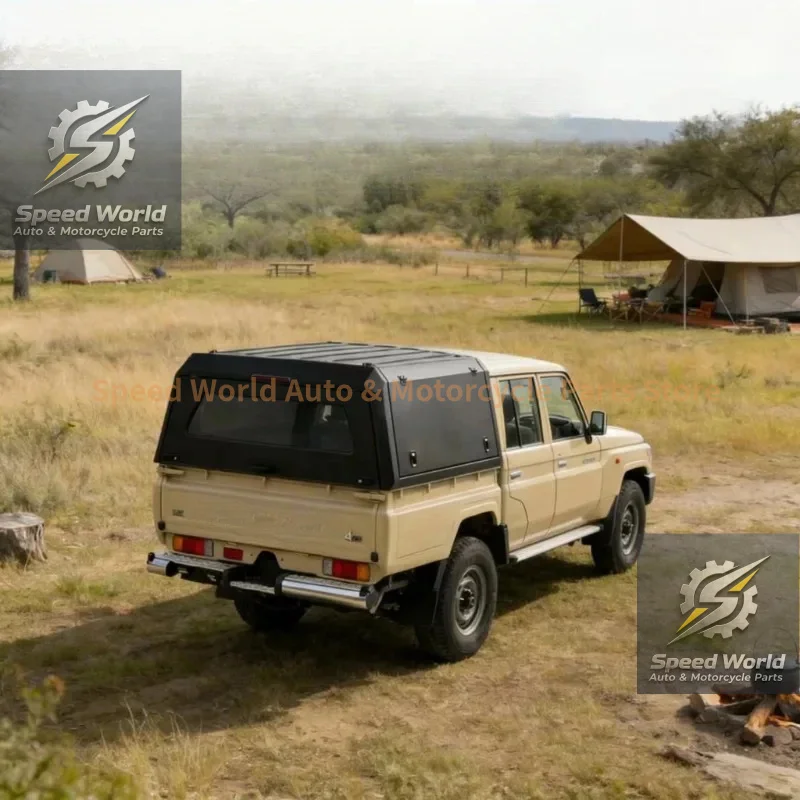 Peormance Upgrade STLF Outdoor Bed Topper Aluminum Truck Canopy F0 Hard Pickup Toyata Top With Rack
