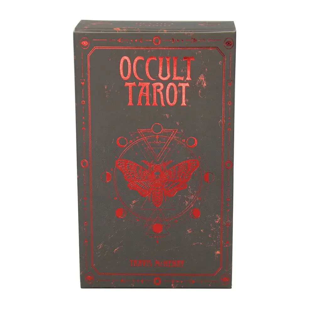 Occult Tarot Cards English Visions Fate Divination Edition Deck Borad Games Party Astrology Cards Tarot Deck for Women Girl