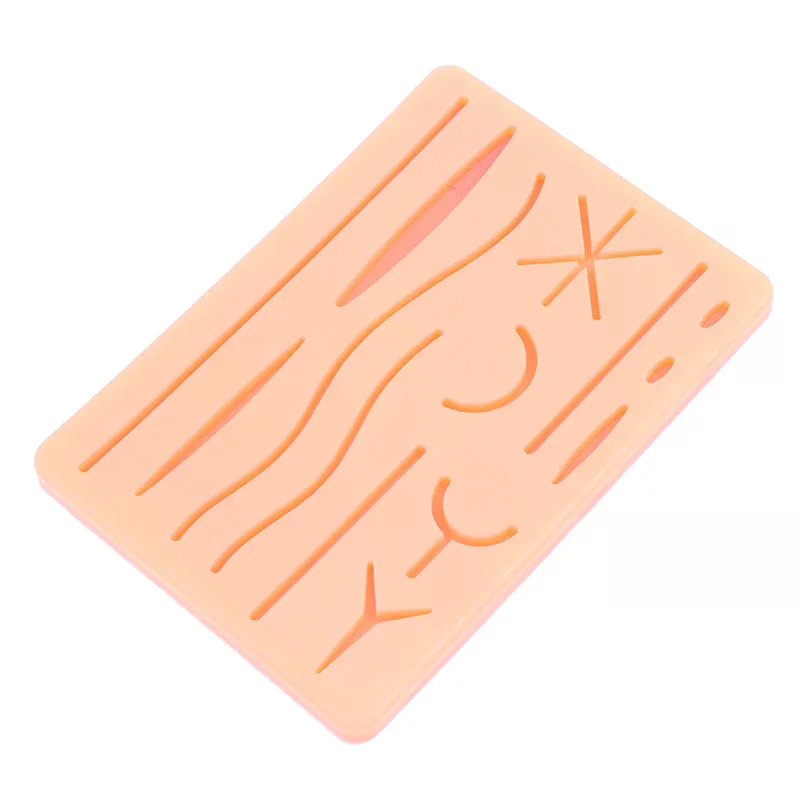 

Skin Suture Model Wound Silicone Suture Pad Y Traumatic Suturing Training Pad Reusable Silicone Suture Practice Mat