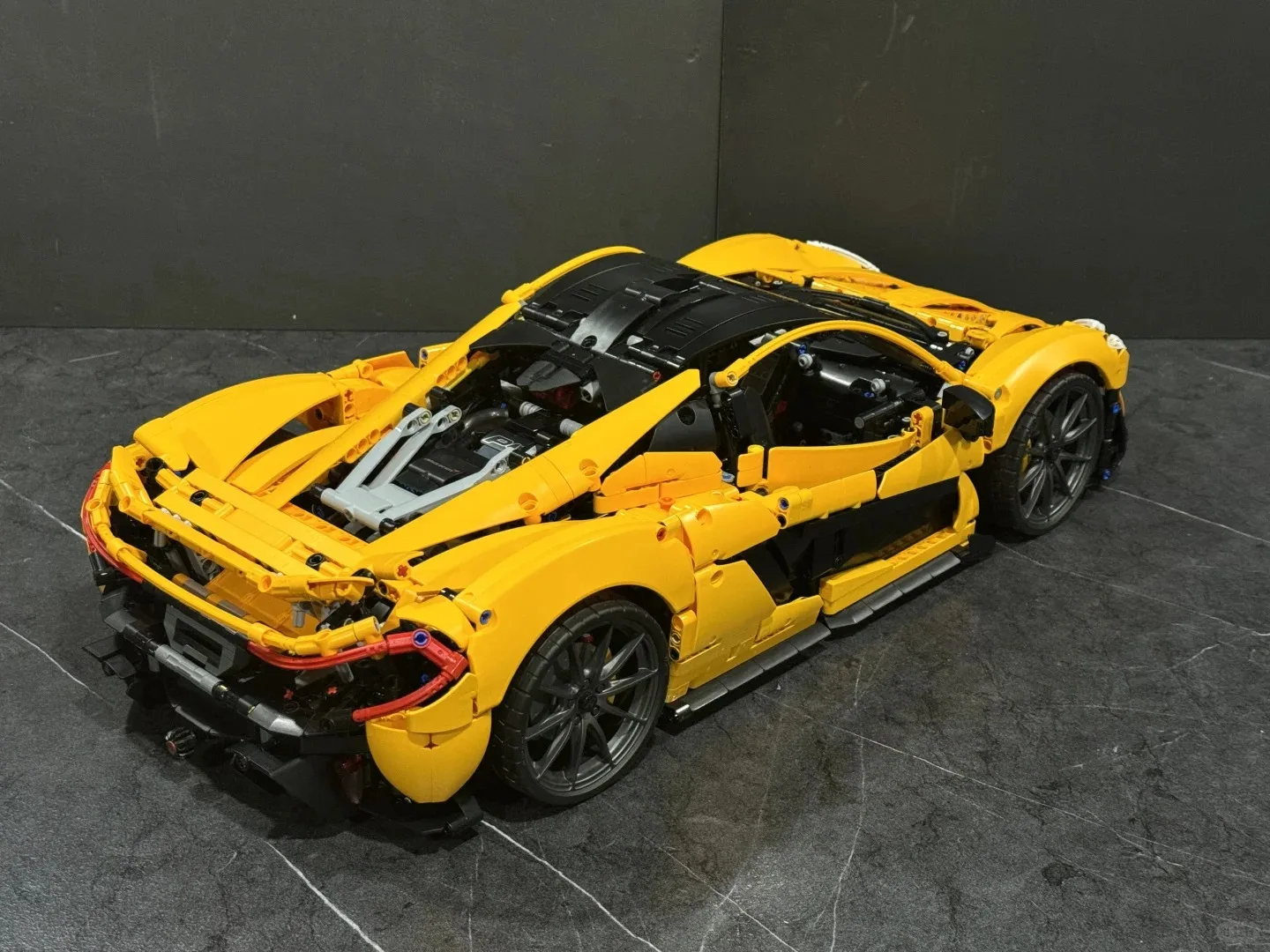 원래 상자 호환 42172 P1 슈퍼 레이싱 카 모델 빌딩 블록 1:8 조립 세트 벽돌 어린이 크리스마스 선물