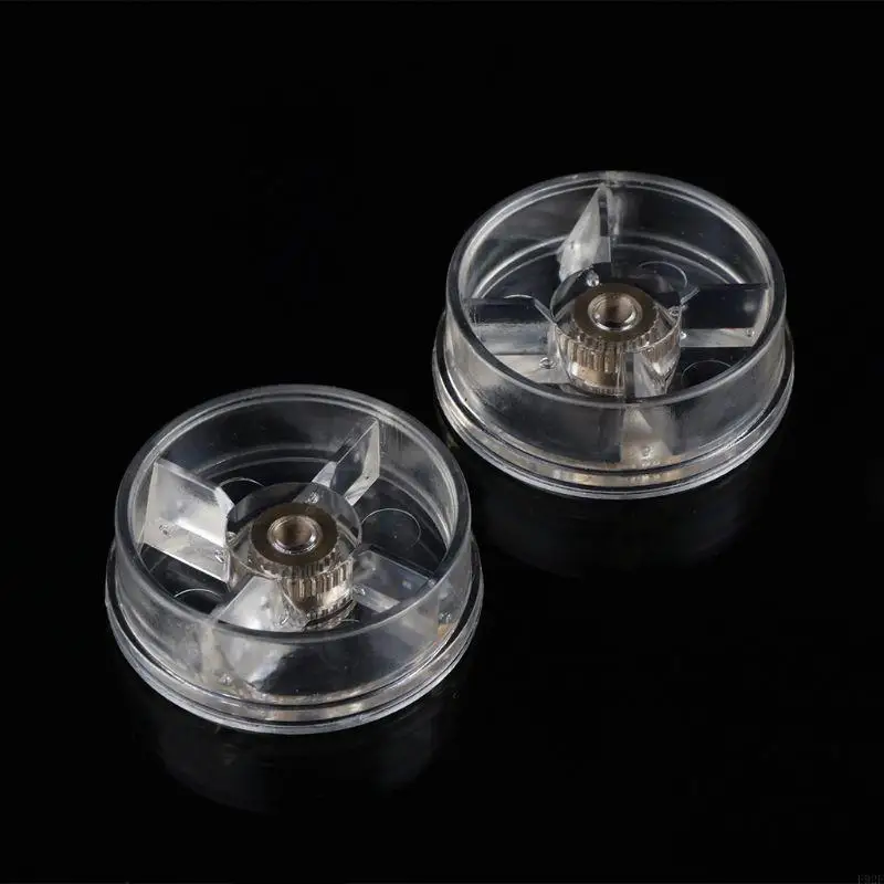 F92F Set of 6 Rubber Bottom Gears Efficient Gear Set Base Motor Gears Replacement