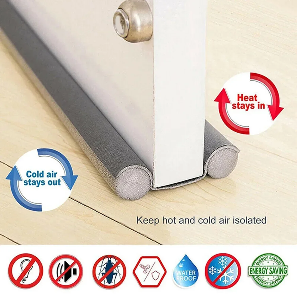 93cm Under Door Draft Guard Stopper Reduce Noise Door Bottom Sealing Strip Door Bottom Sealing Strips Door Draft Excluder Stop