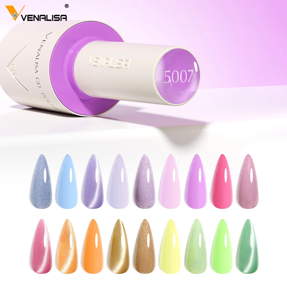VENALISA New Formula Nagelgelpoliermittel Hema TPO Free Gel Lack Summer Nails Wunderschöne Farbkollektion Semi Permanent 10 ml Vegan