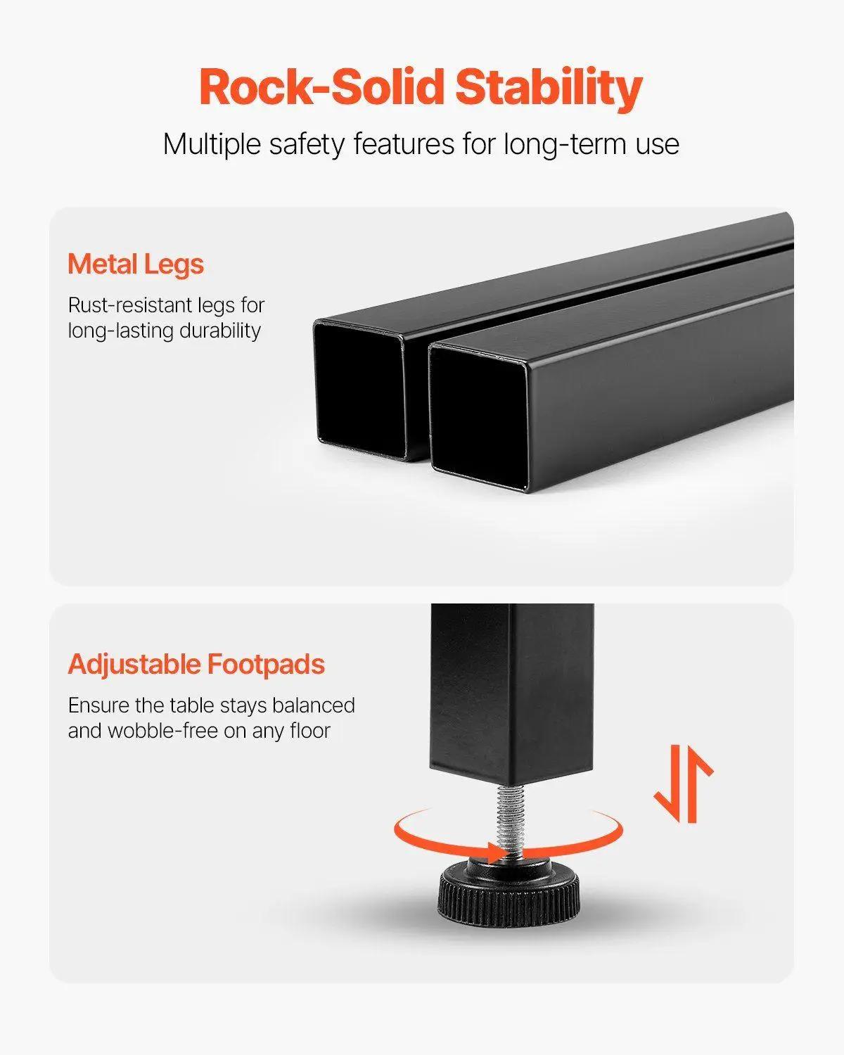 المعاصرة 39in طاولة عالية 55x15x39in حجم إطار قوي 220lb الحد التسوية قدم سهلة صيانة بار طاولة كوكتيل #5