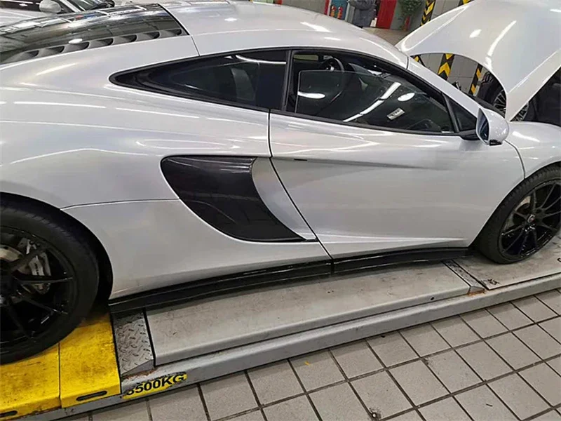 

Real Carbon Fiber Side Skirt Tuyere Body Kit For McLaren 12C MP4 650S 2013-2014
