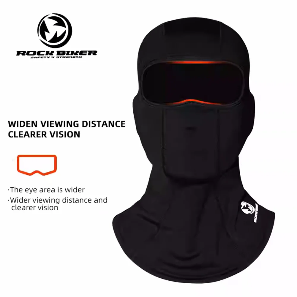 ROCK BIKER Winter Motorcycle Cycling Mask Fleece Thermal Keep Warm Windproof Moto Face Mask Balaclava Ski Mask Man Hat Headwear