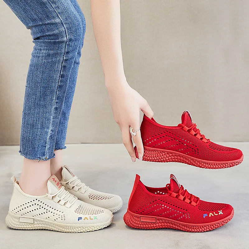 Women's Korean Casual Shoes, Fashion Sneakers, Stall Shoes, 2022