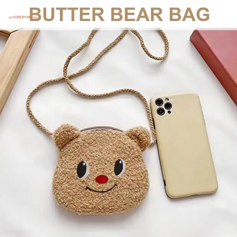 

Little Girls Shoulder Bag Kids Wallet Bear Coin Purse Small Crossbody Bag Kids Handbag for Kid Girl Present