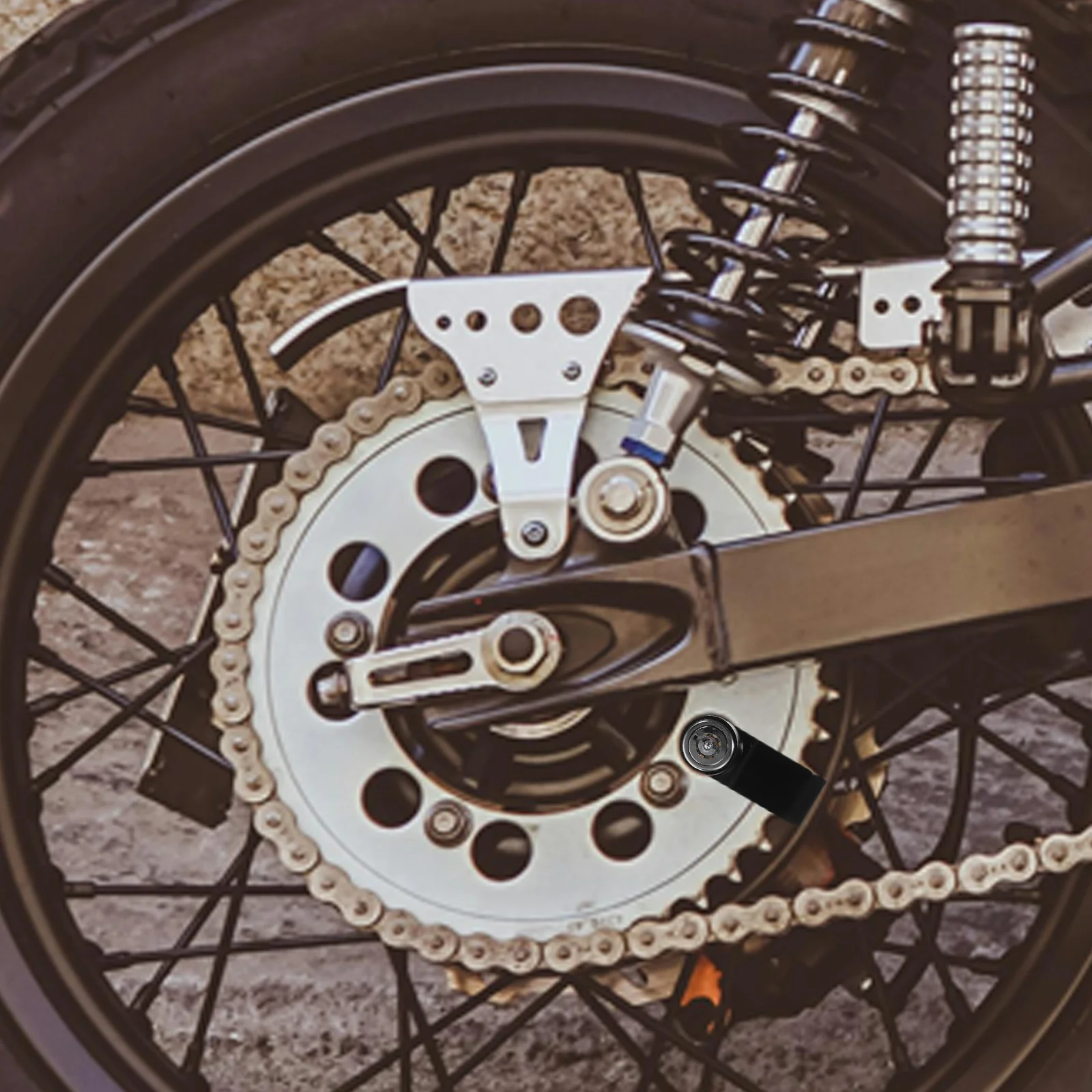 

1 Set Motorcycle Disc Brake Lock Durable Iron Copper Compact Lightweight High Temperature Resistance Bicycle Electric Dirt Bike