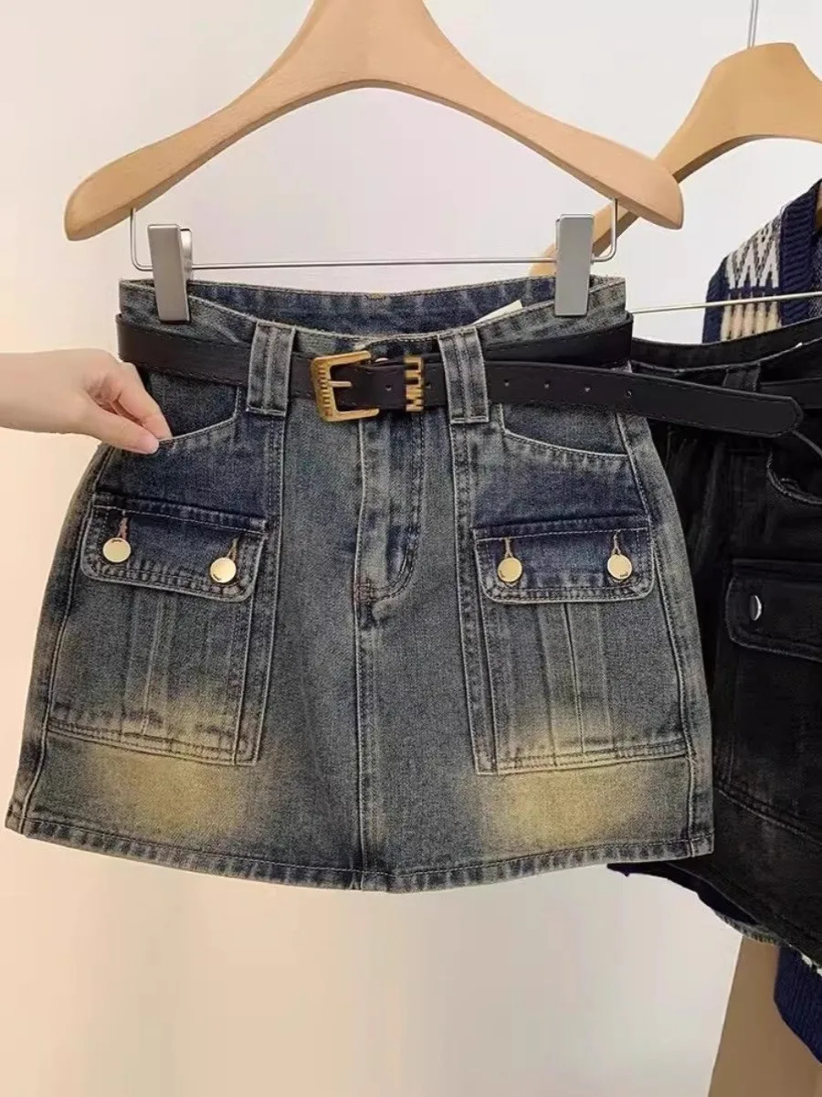 

Skirts Womens Wool Plaid Slim Midi Debate Academia Professional British Classic Workplace Autumn Elegant Mature Lady Suit Office