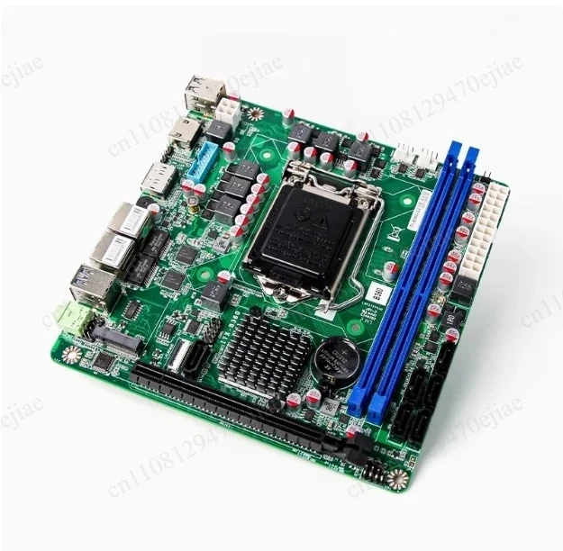 B365 Black ITX Motherboard LGA1151 for 6th-9th Gen CPU - Dual M.2 Mini ITX Board for Industrial PC, NAS & Soft Router
