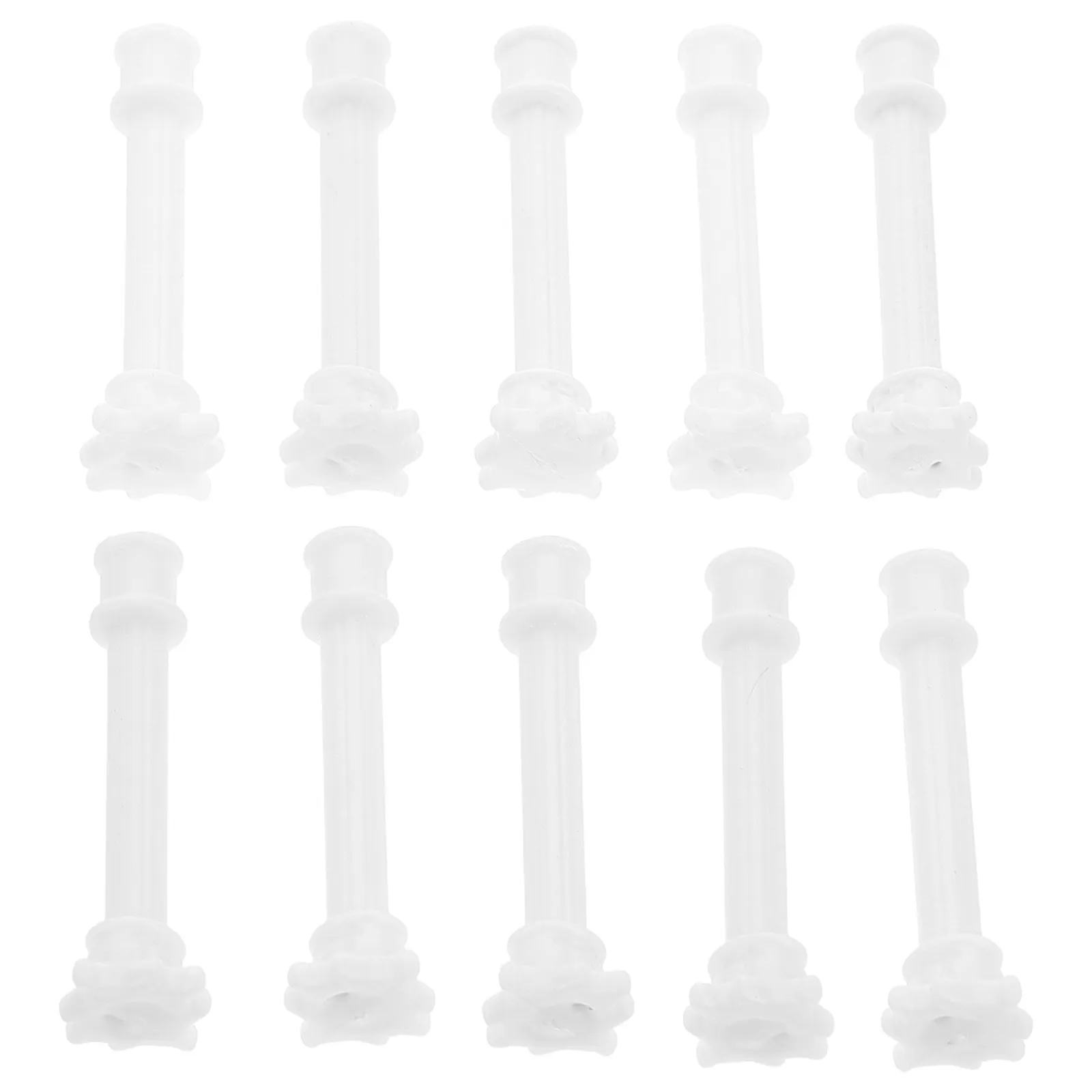 10Pcs Mini Roman Column Pillars Vintage European Architectural Style Carved Sand Table Therapy Decor Educational Display Photo
