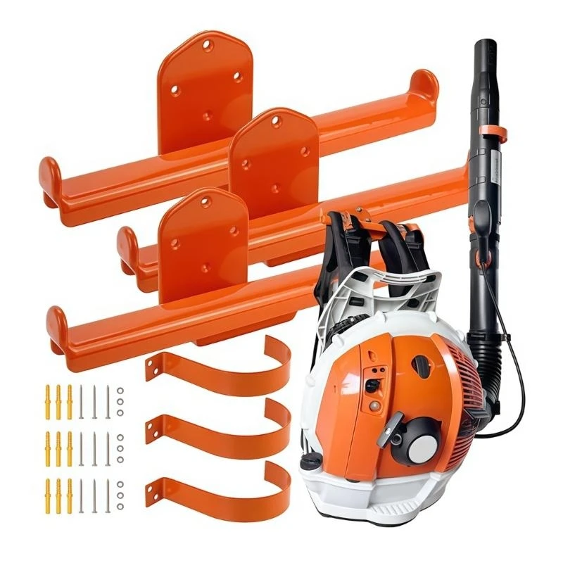 L8RE Wall Mounted Rack for Backpack Sprayers Blowers and