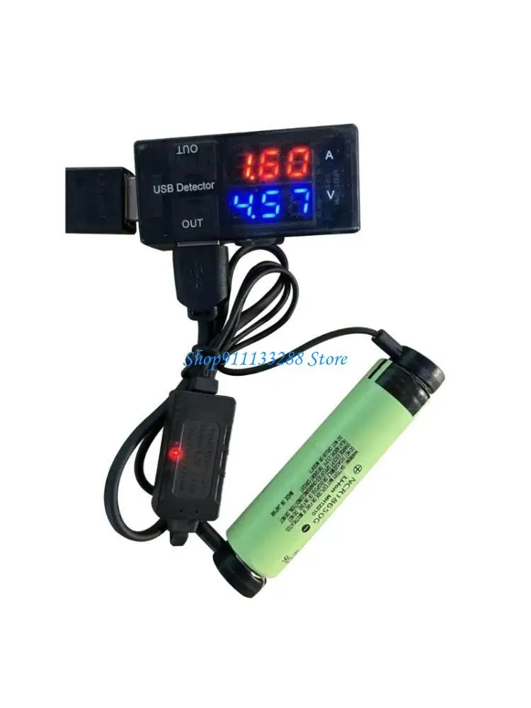MultiCompatible Magnetic 18650 Battery Charger With LED Status Light For Efficient Easy And Fast Charging Lithium Cell
