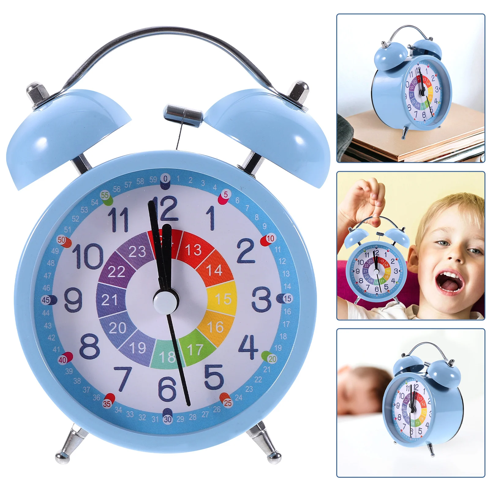 

Decorate Luminous Silent Alarm Clock Student Digital Desk Plastic Clocks for Bedrooms