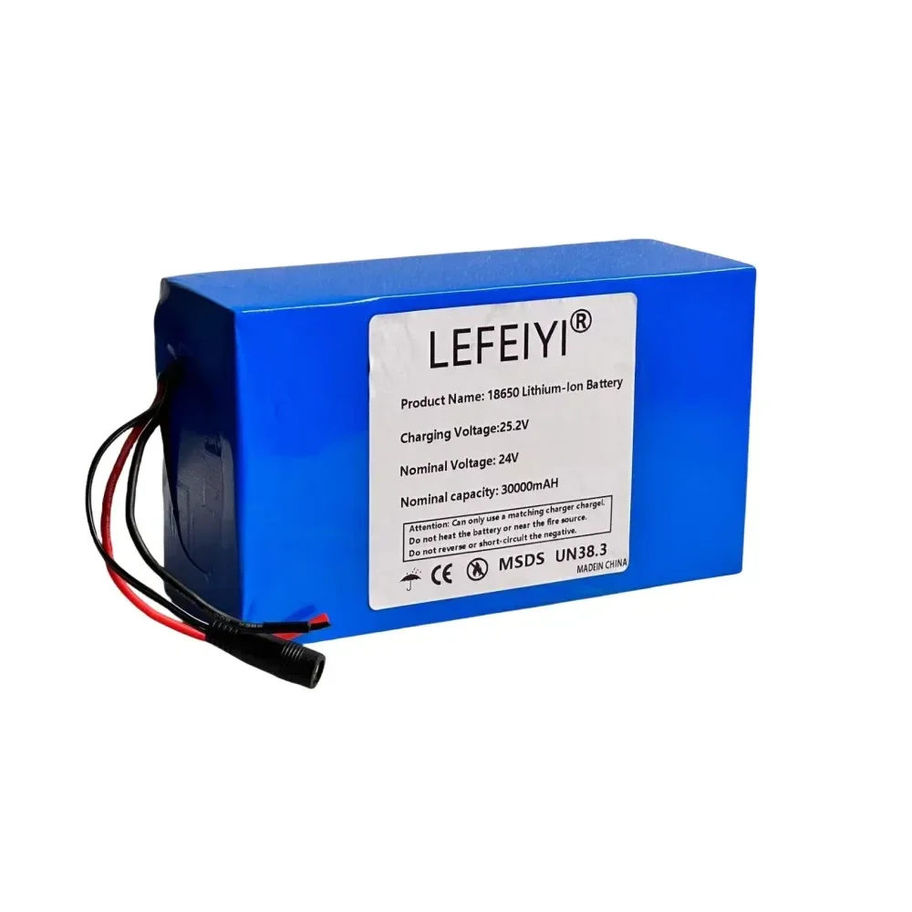 แบตเตอรี่ 24V สําหรับไฟฟ้าจักรยาน,24V รถเข็น,รถจักรยานยนต์,500W แบตเตอรี่ลิเธียม 18650 6S10P