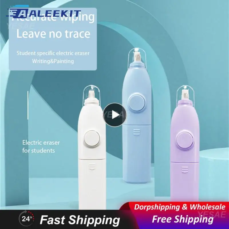 Eraser Low Noise Easy To Use Convenient Precise Art Supplies Automatic Eraser Long Battery Life Soft Texture Portable Durable