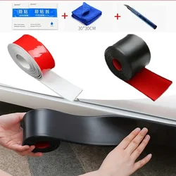 Universal rubber scratch resistant side skirt edge guard accessory: protects the bumper of the car from scratches and damage!