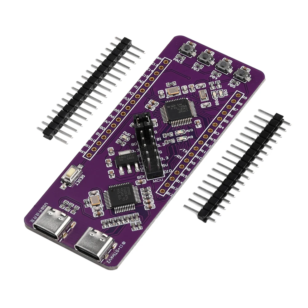 STM32F103C8T6 Development Board System Board Integration ST-LINK V2 Simulation Burner TTL Serial Port Download