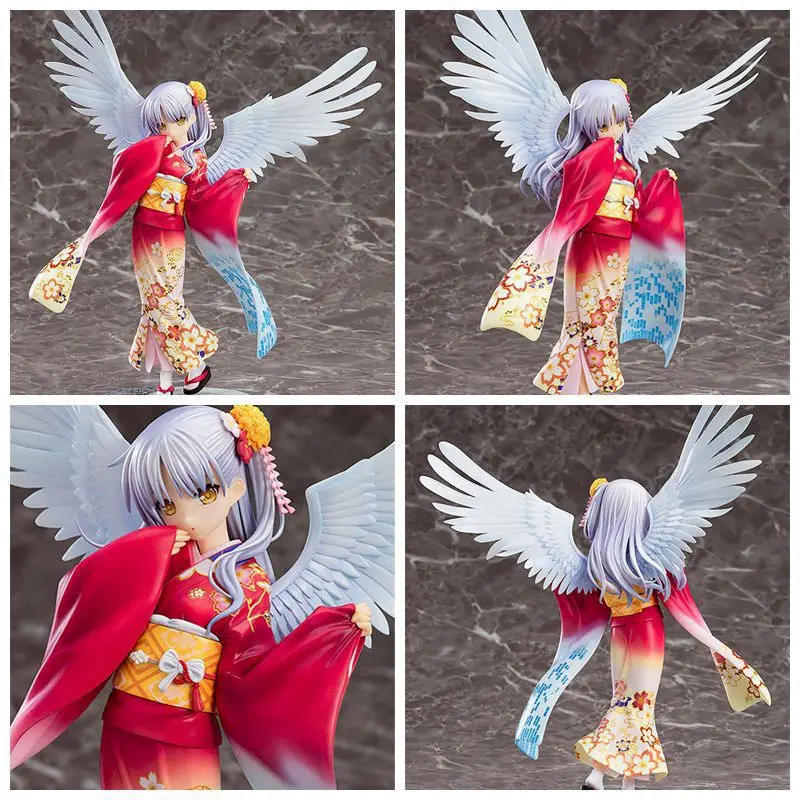 Angel Beats Tachibana Kanade Figura a escala 1/8 Kimono japonés Anime coleccionable