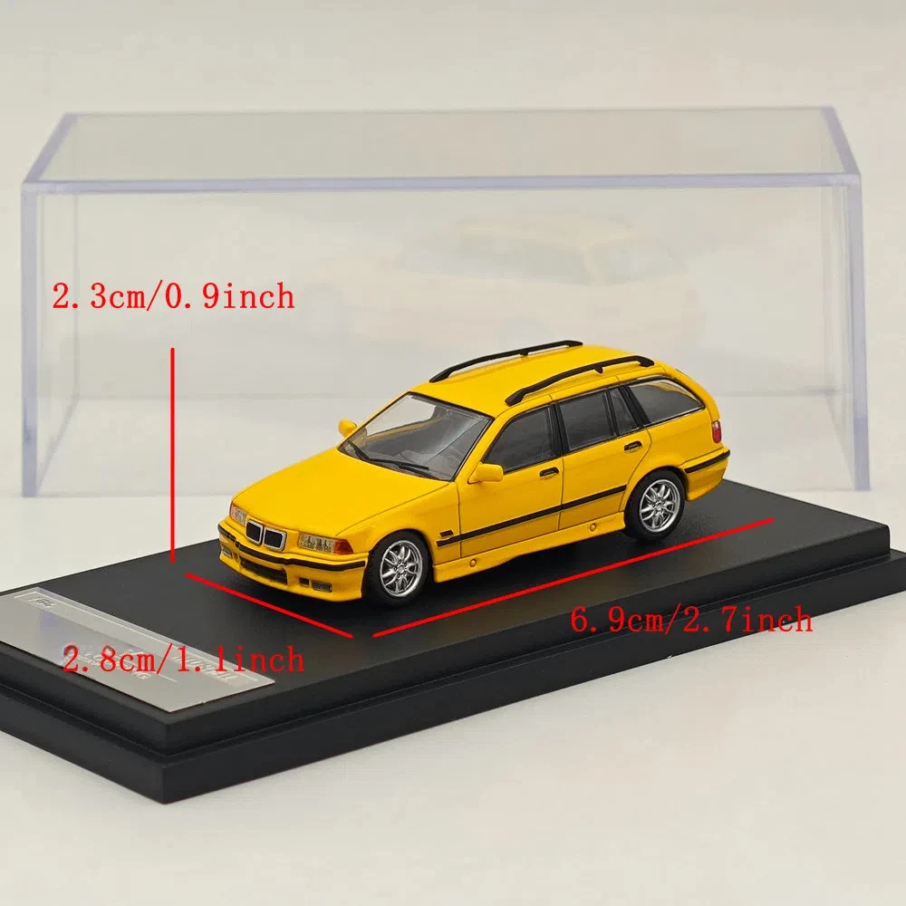 Mortal 1:64 per B2W E36 Touring Station Wagon Diecast Toys Modelli di auto Collezione di hobby Regali Edizione limitata