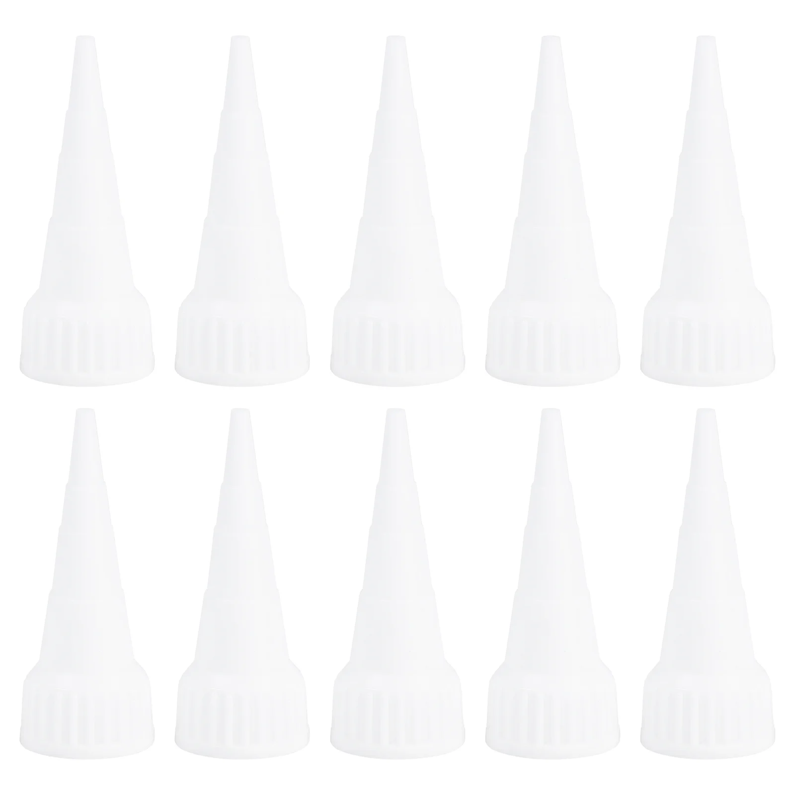 10Pcs Replacement Nozzle Tip Applicator For 100ML Glue Fits (Sharp Nozzle) mozzle cap nozzle for glue