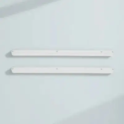 2Pcs Plastic Drawer Slides Smooth Slide Rails Side Mount Drawer Guides for Kitchen Wardrobe Cabinet Dresser Drawers
