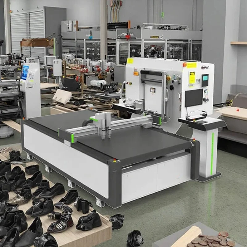 Automatic nesting CNC leather cutting machine leather shoe cutting machine leather cutting machine