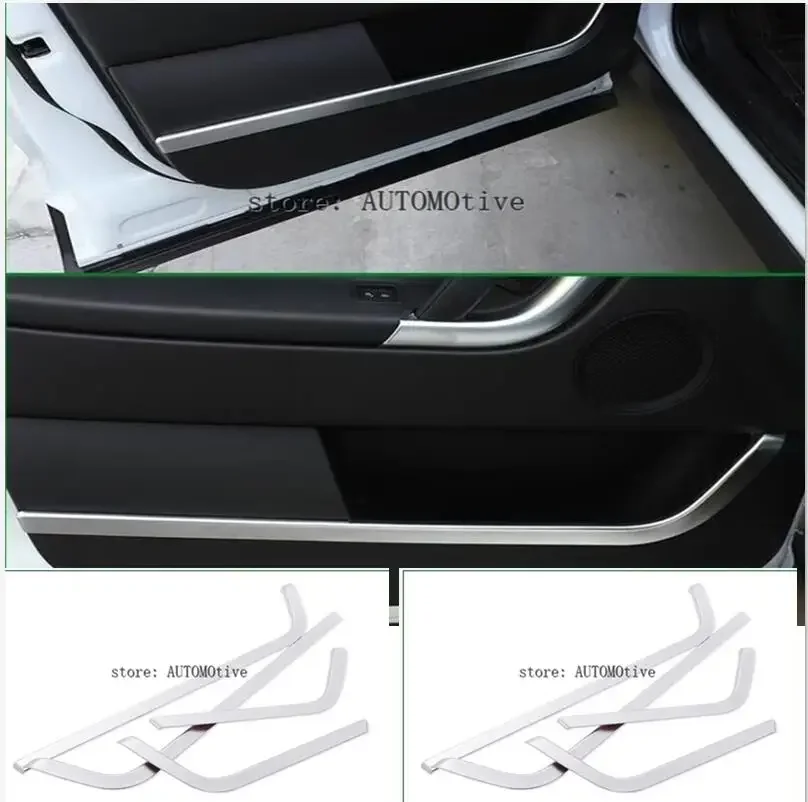 

For Land Rover Discovery Sport 2015 2016 17 18 1 ABS Chrome Interior Door Decorative Strip Trim Sticker Accessories Car Styling