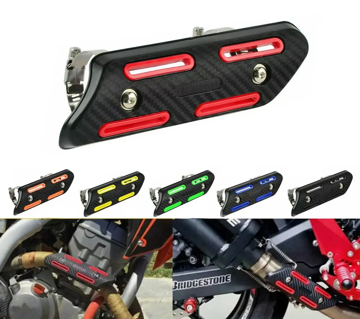 แผ่นกันความร้อนท่อไอเสียแบบ US สำหรับ HONDA CT125 MONKEY 125 GROM 125