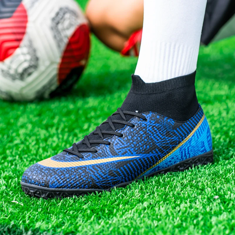 Men’s Soccer Cleats Football Boots Professional Futsal Training Turf Outdoor Indoor Sports Athletic Sneaker for Big Boy\'s/Kids