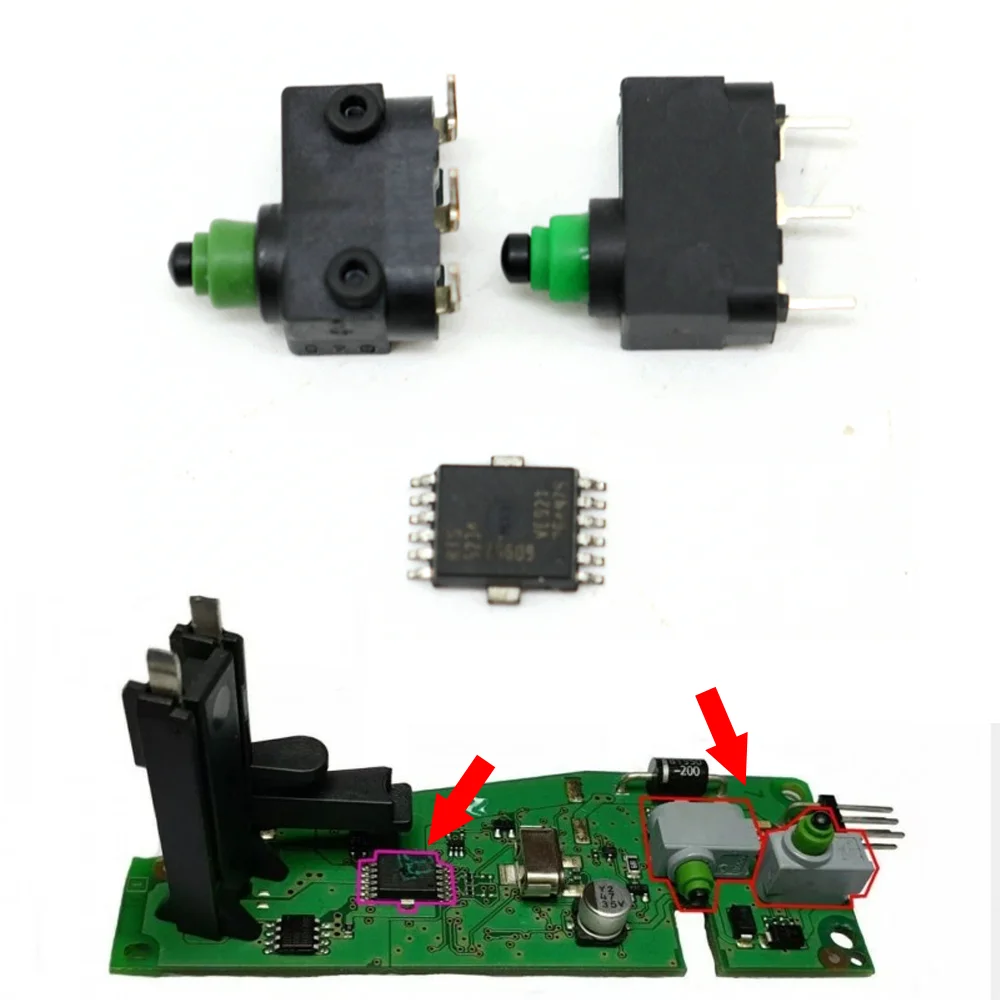 ELV Steering Column Lock Module Actuator Micro Switch Relay Repair Kit 8K0905852A 4H0905852B For Audi A4 A5 2008-15 A7 2011-17