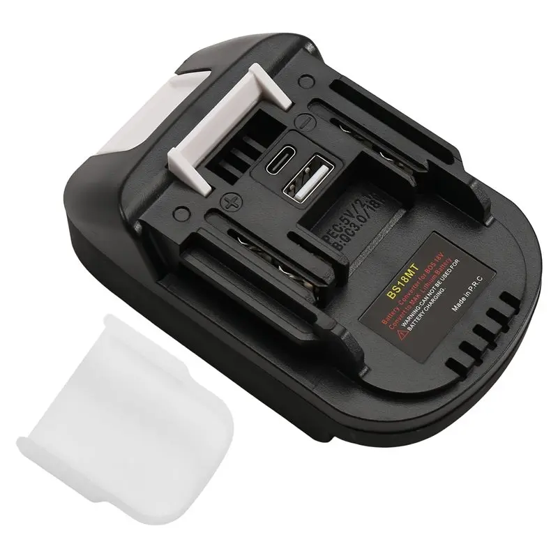 B08B-BS18MT Battery Adapter Converter With Silicone Cover For For 18V Lithium Tools Battery To Use On