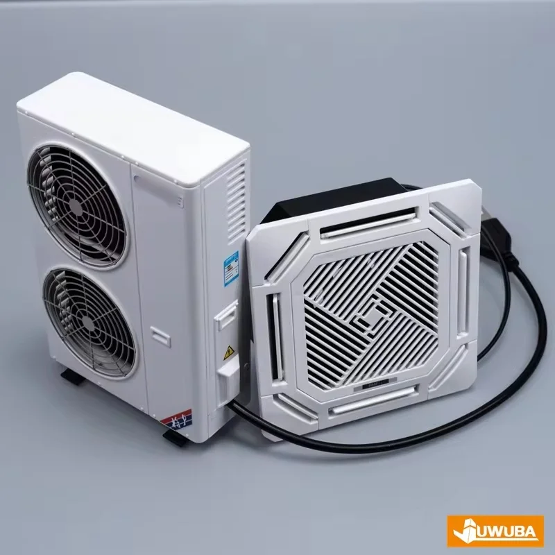 Air Conditioner Miniature Micro Air Conditioning Toys Model 1/10 1/14 Miniature Model For Rc Truck Tipper 770S Man TGX Toys