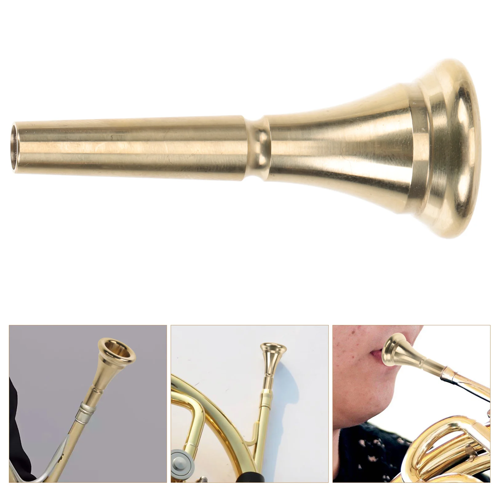 Embouchure de corne française, Instruments de musique pour joueur, Alliage de cuivre, Outil durable pour débutants, Cadeau