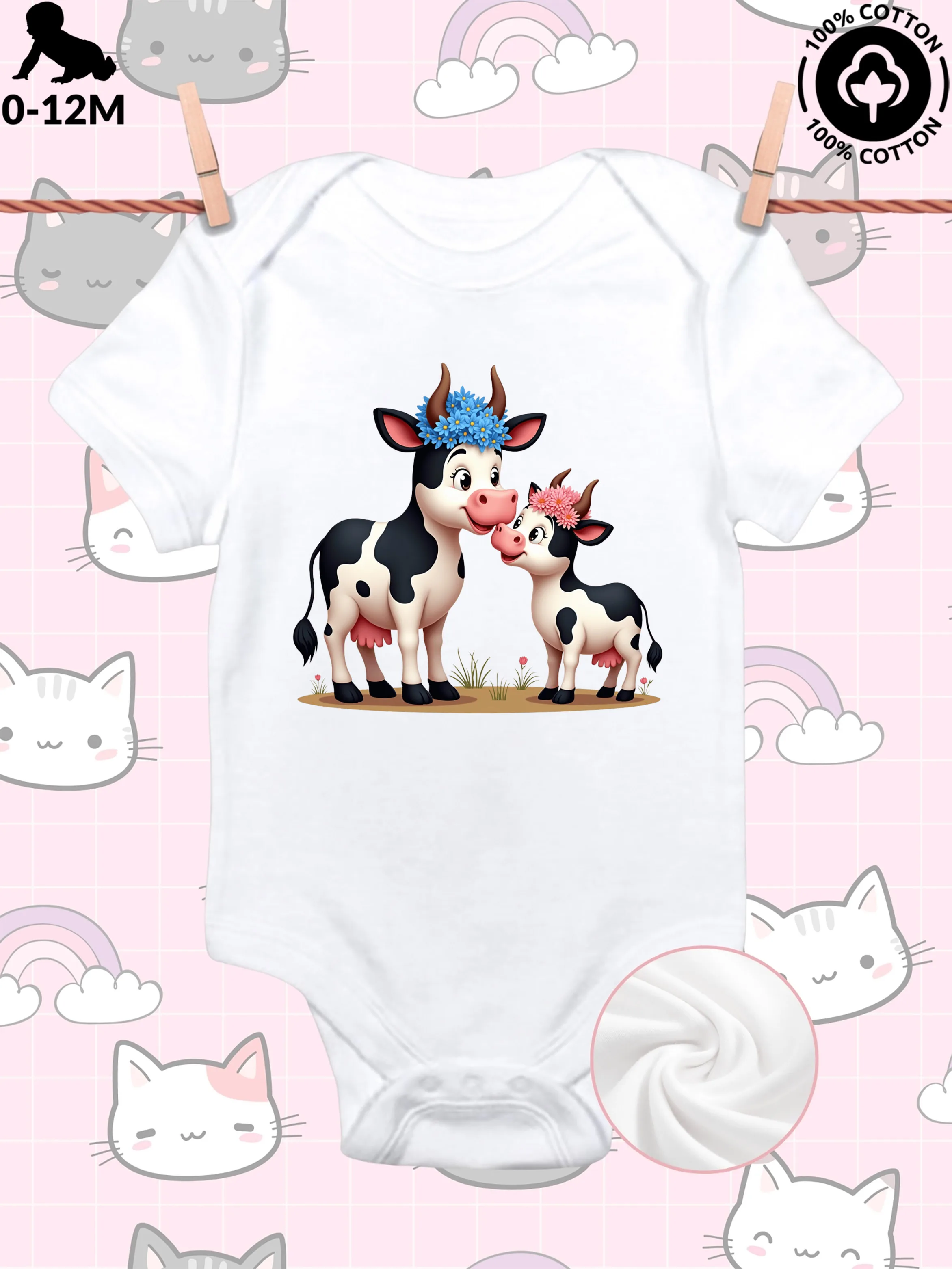 

Детский комбинезон-слип унисекс для малышей, из чистого хлопка, мягкий, всесезонный, белый, 190 г/м²