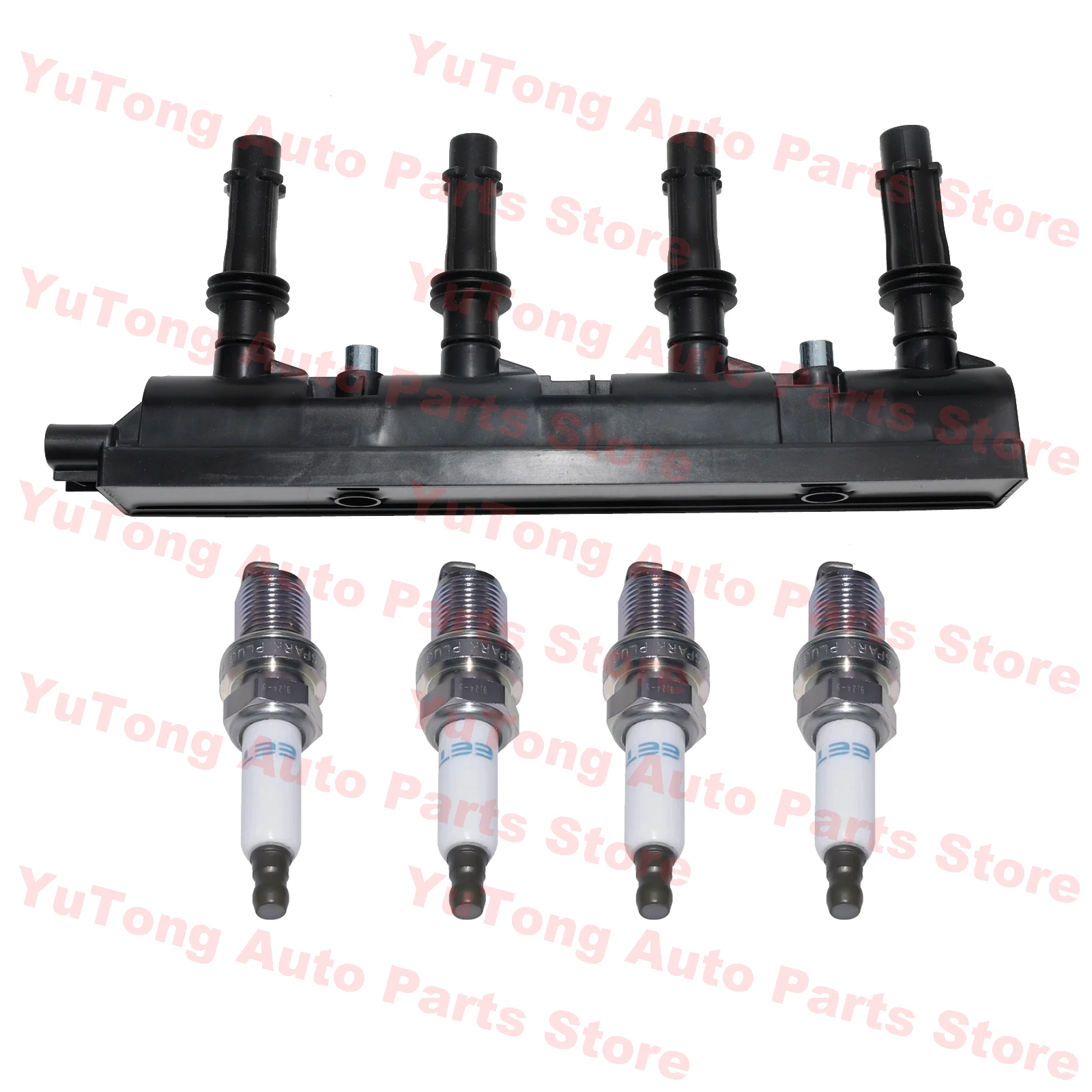 

Для Opel Corsa D 1.4 Meriva B Adam M13 Mokka Vauxhall Astra J Chevrolet Cruze Trax Orlando 2015, комплект катушки зажигания и свечей зажигания